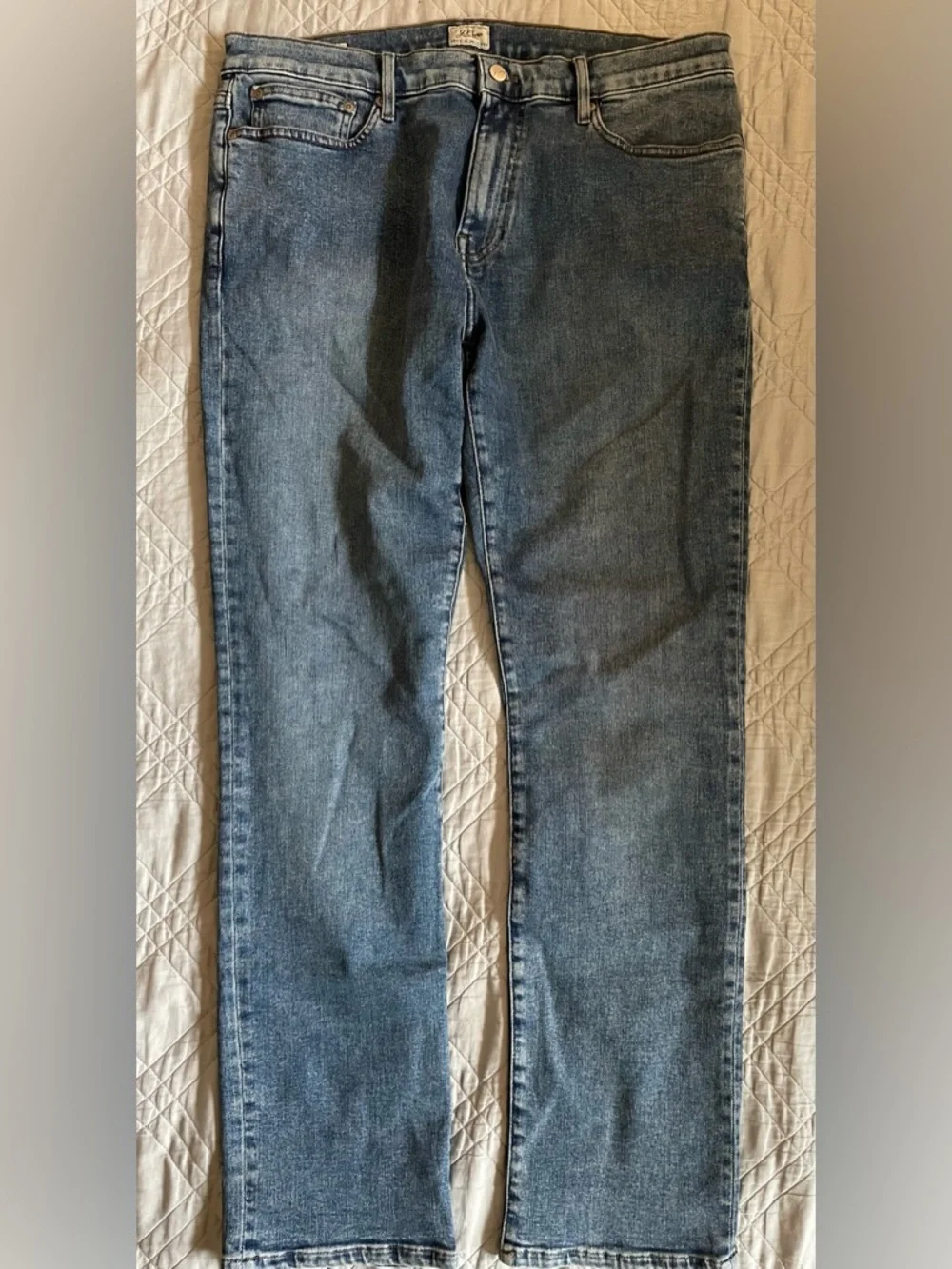 J.‎ CREW 770M Straight-fit stretch jean in medium wash Size 34 $148 BX863